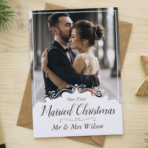 Elegant Unser erstes verheiratetes Weihnachten Ein