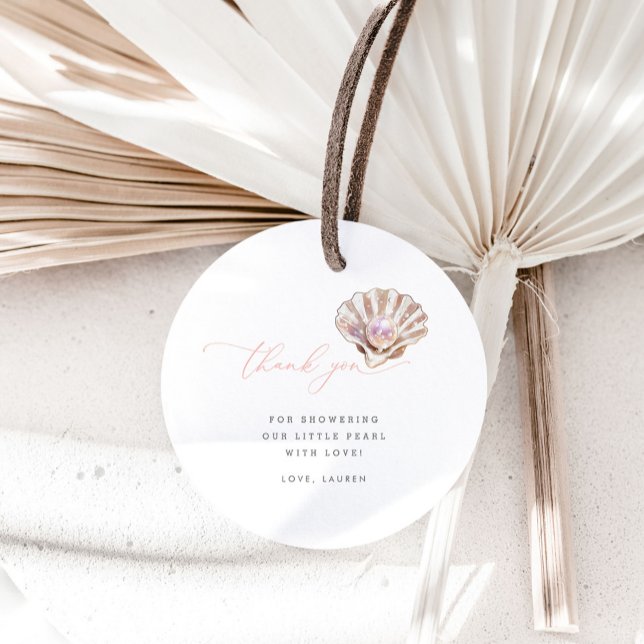 Elegant unter der kleinen Perldusche Geschenkanhänger (Von Creator hochgeladen)