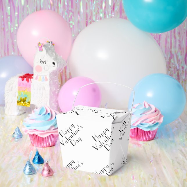 Elegant Valentine’s Day Love Themed Take Out Geschenkschachtel (Party)