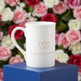 Elegant Valentine’s Day Mug Prozellantasse
