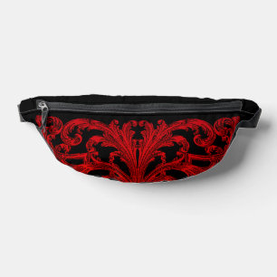 Elegant, verziert, antikes Rot Bauchtasche