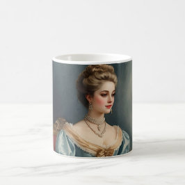 Elegant Victorian Lady Classic Portrait Coffee Mug Kaffeetasse