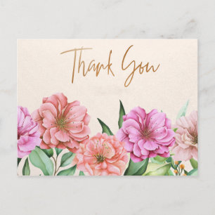 Elegant Vielen Dank Postcard Postkarte