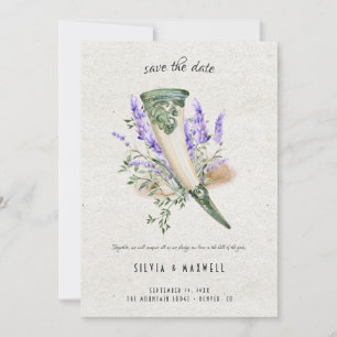 Elegant Viking Wedding Save the Date Einladung