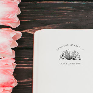 Elegant Vintag aus der Bibliothek des Individuelle Permastempel