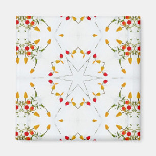 Elegant Vintag floral Magnet