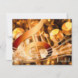 Elegant Vintag Unisex Music - Einladungen