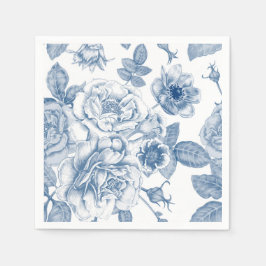 Elegant-Vintage Blumenmuster-Servietten Serviette