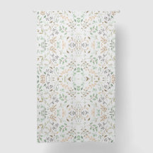 Elegant Vintage Damask Pattern Window Curtain