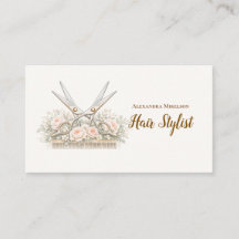 Elegant Vintage Floral Hair Stylist