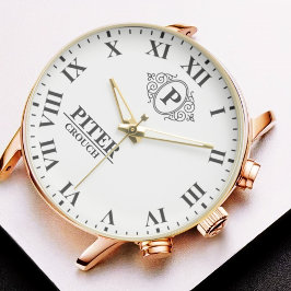 Elegant vintage retro hipster armbanduhr