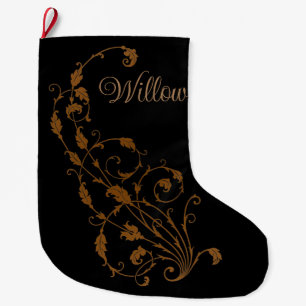 Elegant, Vintage, viktorianischer Steampunk person Großer Weihnachtsstrumpf