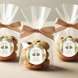 Elegant Waddle es sei Mallard Enck Gender Reveal Runder Aufkleber