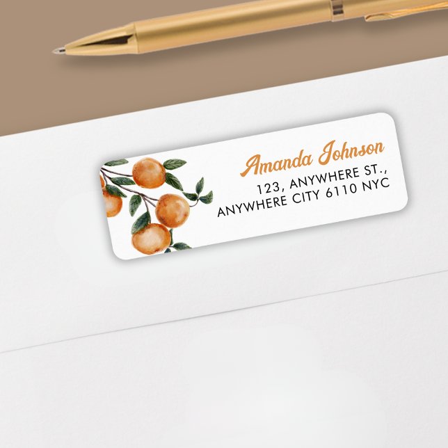 Elegant Watecolor Citrus Orange (Von Creator hochgeladen)