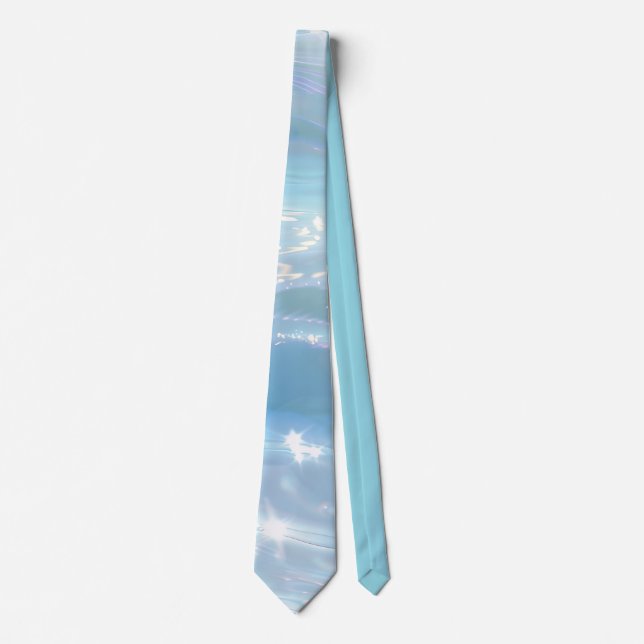 Elegant Water-Effect Necktie / Krawatte (Vorderseite)