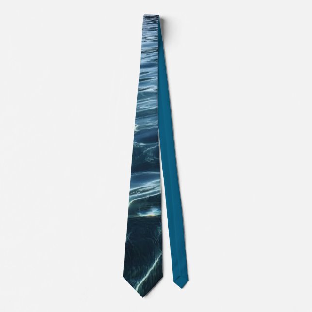 Elegant Water-Effect Necktie / Krawatte  (Vorderseite)