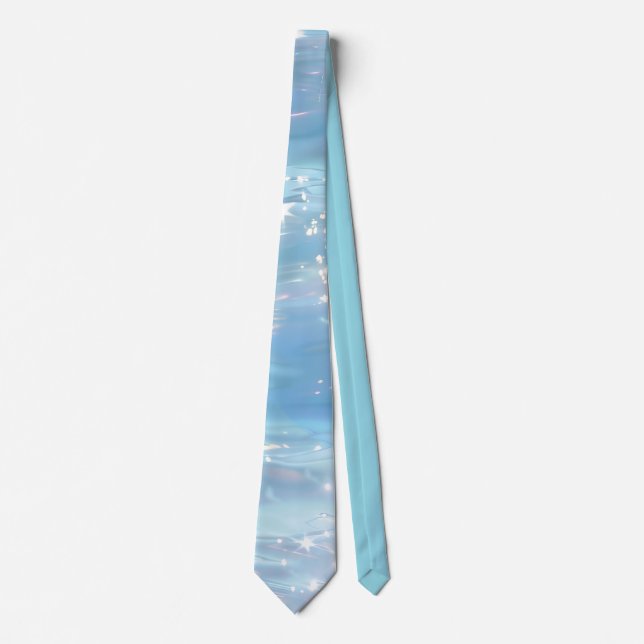 Elegant Water-Effect Necktie / Krawatte (Vorderseite)