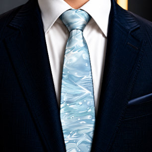 Elegant Water-Effect Necktie / Krawatte