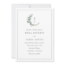 Elegant Watercolor Eucalyptus Wedding