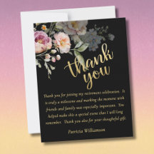 Elegant Watercolor Floral Budget Retirement