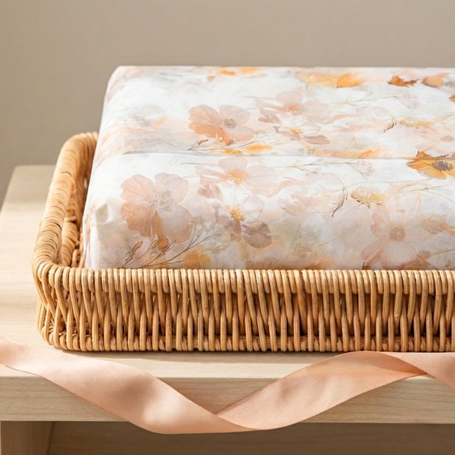 Elegant Watercolor Floral Seidenpapier (Von Creator hochgeladen)