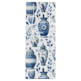 Elegant Watercolor Ginger Jars Pattern Geschenktüte Für Weinflaschen