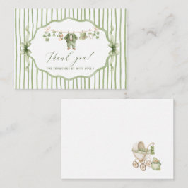 Elegant Watercolor Lucky Charm St Patrics Baby sho Mitteilungskarte