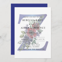 elegant watercolor of a Red & blue floral bouquet