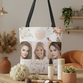 Elegant Watercolor Script Logo Photo Makeup Studio