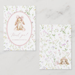 Elegant Watercolor spring wildflowerFlat Note Card Mitteilungskarte