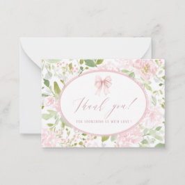 Elegant Watercolor spring wildflowerFlat Note Card Mitteilungskarte