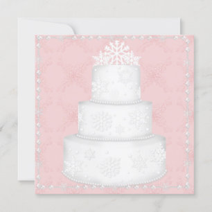 ELEGANT WATERMELON WEDD CAKE TOPPER EINLADUNG