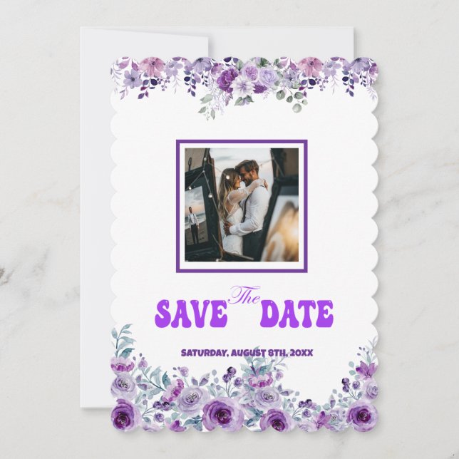 Elegant Wedding 007 von Nasrin Save the Date (Vorderseite)