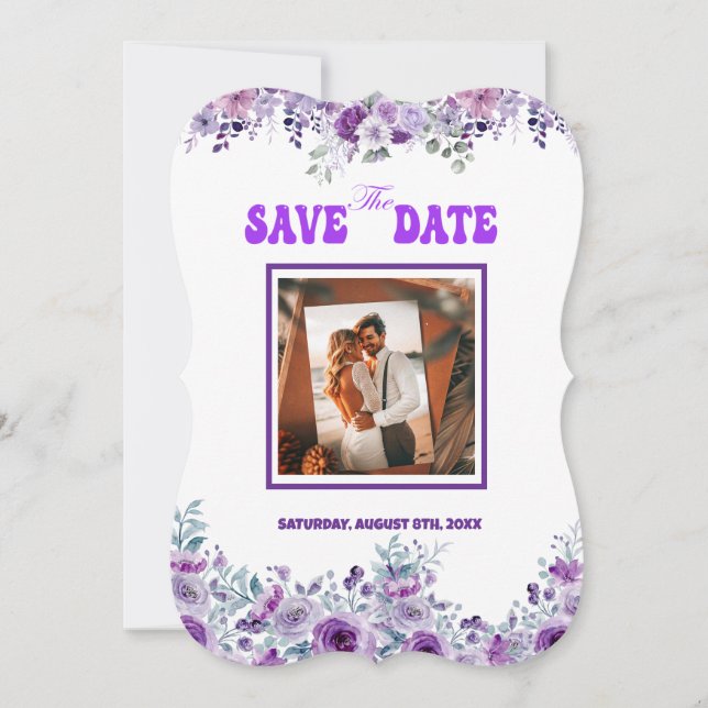 Elegant Wedding 007 von Nasrin Save the Date (Vorderseite)