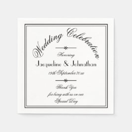 Elegant Wedding Custom Vielen Dank Ihr Hochzeitspa Serviette