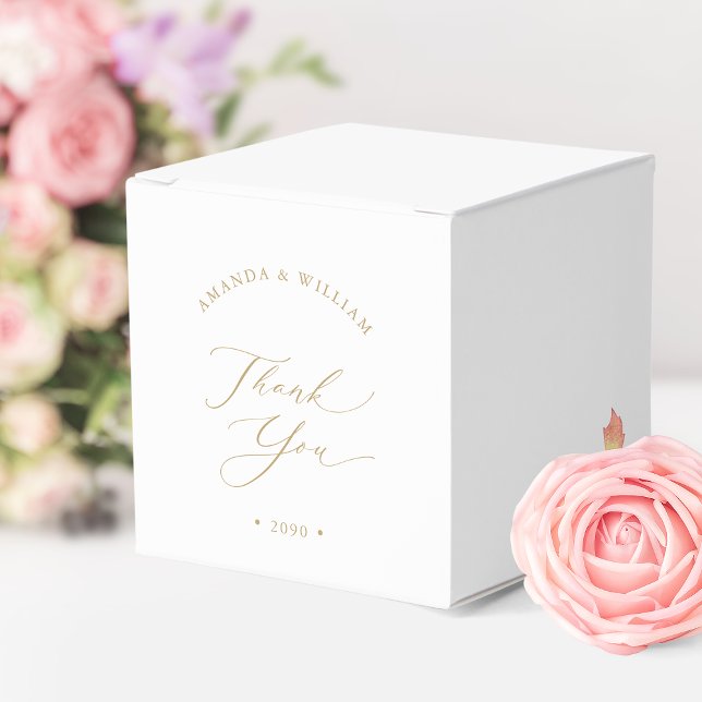 Elegant Wedding Dankeschön-Box Geschenkschachtel (Von Creator hochgeladen)