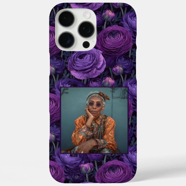 Elegant Wedding Favors Ranunculus Flower Photo  Case-Mate iPhone Hülle (Rückseite)