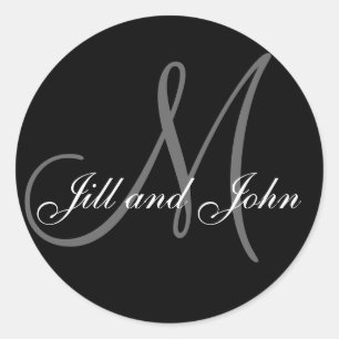 Elegant Wedding Favour Sticker You Can Personalize