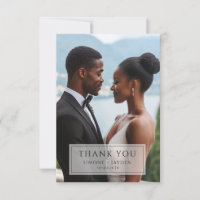 Elegant Wedding Foto Vielen Dank