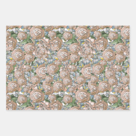 Elegant Wedding Gift Wrap Geschenkpapier Set