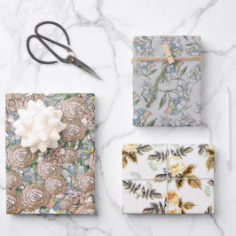Elegant Wedding Gift Wrap Geschenkpapier Set