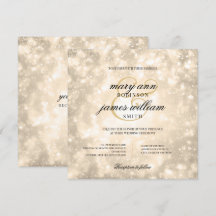 Elegant Wedding Gold Champagne Bokeh
