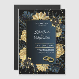 Elegant Wedding Invitation Card Magneteinladung