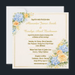 Elegant Wedding Invitation - Customisable Einladung<br><div class="desc">This stunning wedding invitation will be perfect for your special day. 

All text fields are customisable.</div>