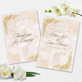 Elegant Wedding invitation Einladung