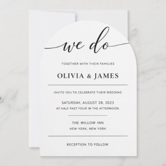 Elegant wedding invitation for you einladung