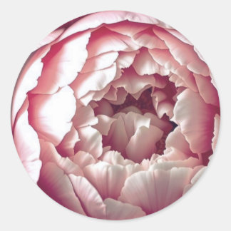 Elegant Wedding invitation Seal rose Runder Aufkleber