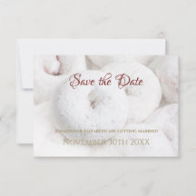 Elegant Wedding Save the Date Ethereal Doughnut