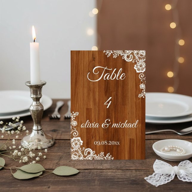 “Elegant Wedding Table Numbers – Personalized Set Tischnummer (Von Creator hochgeladen)