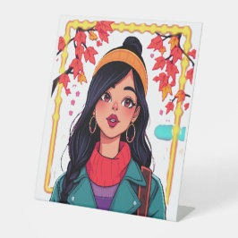 Elegant Wedding Table Sign Sockelschild